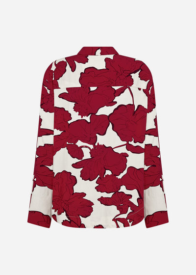 SC-VIGDIS 2 Skjorte Mørk rød