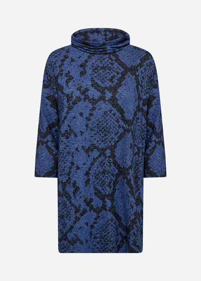 SC-BIARA AOP 146 Sweatshirt Mørk blå