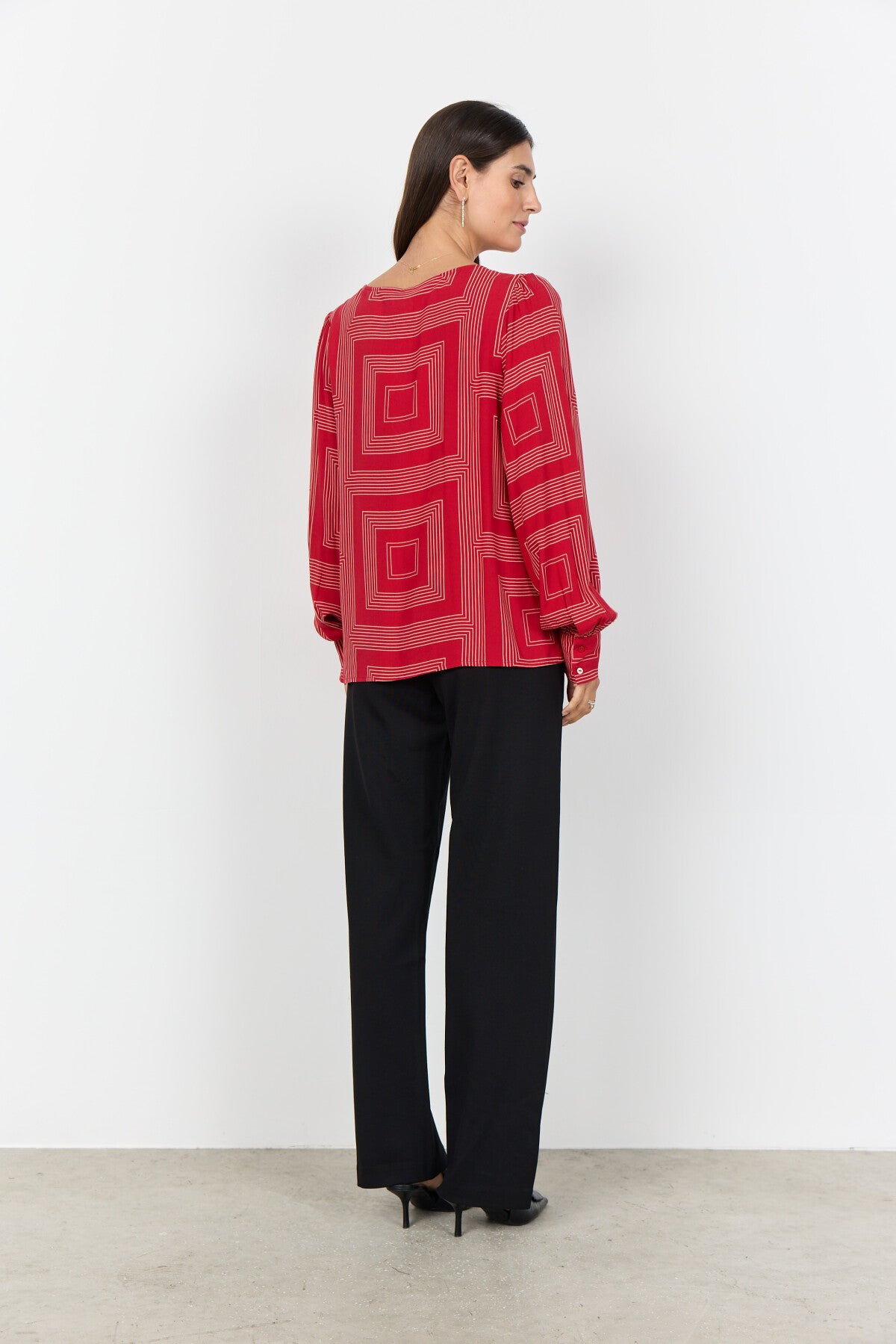 SC-ANNABEL 1 Bluse Rød