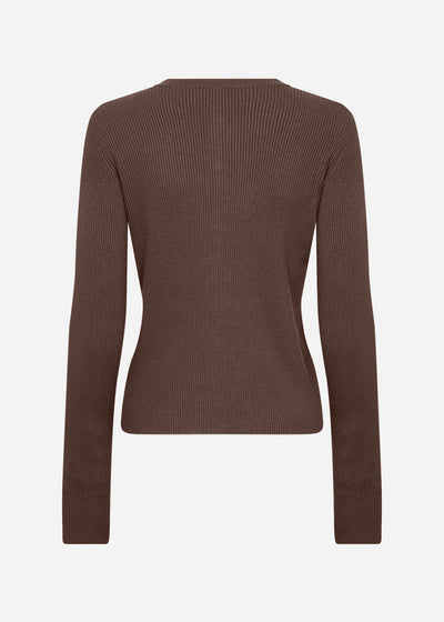 SC-DOLLIE 800 Cardigan Mørk brun