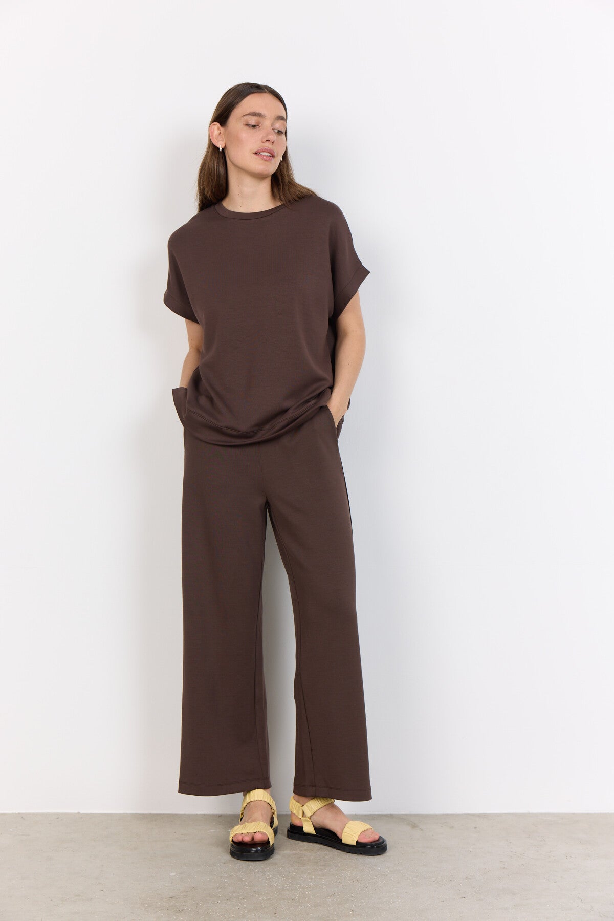 SC-BANU 245 Bluse Mørk brun