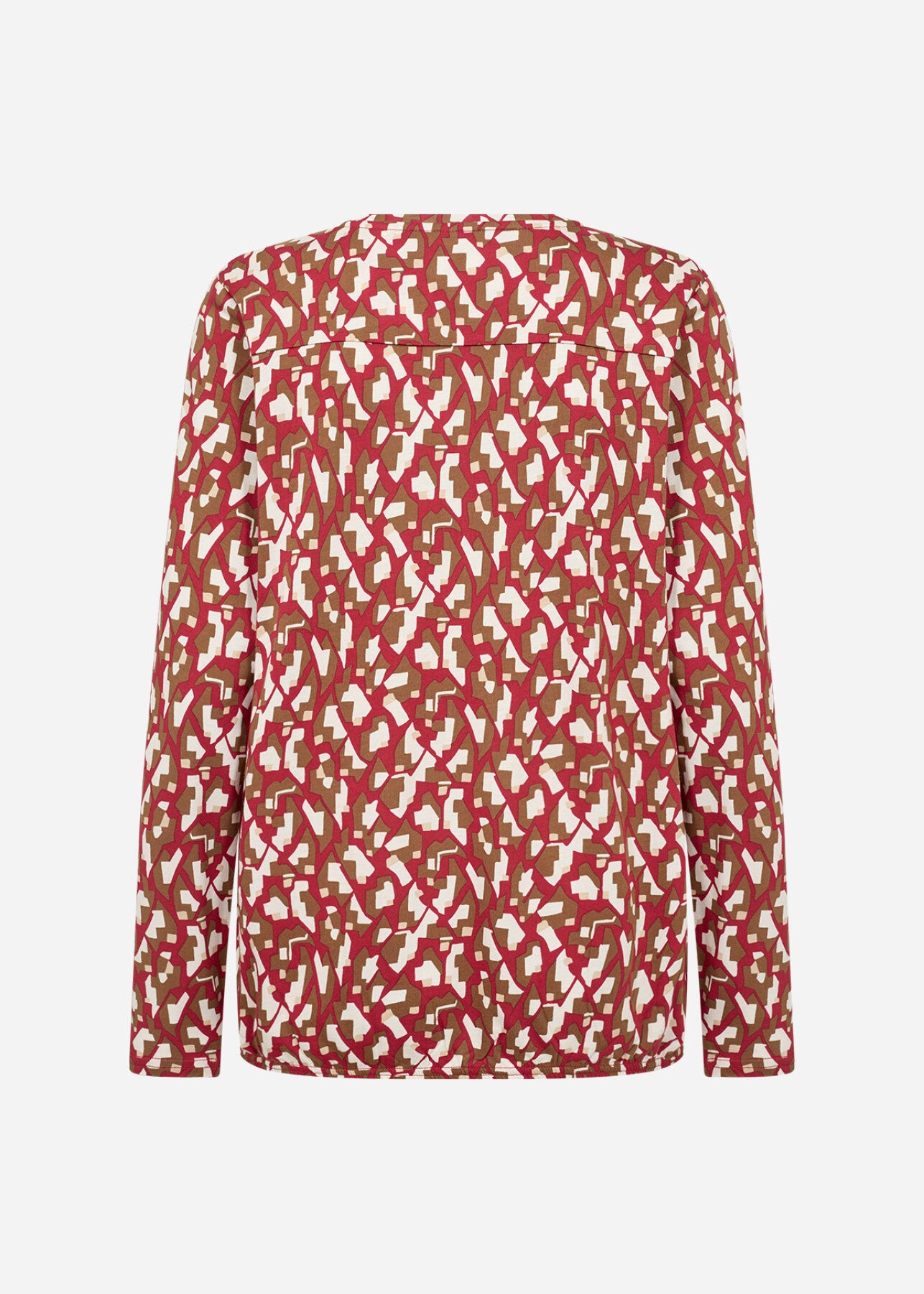SC-FELICITY AOP 527 Bluse Rød
