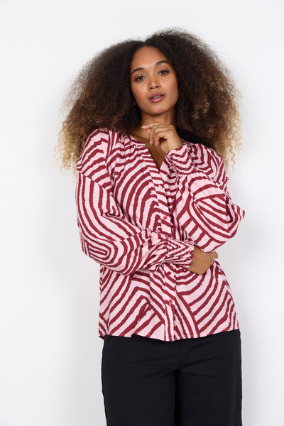 SC-BECCA 1 Bluse Lyserød