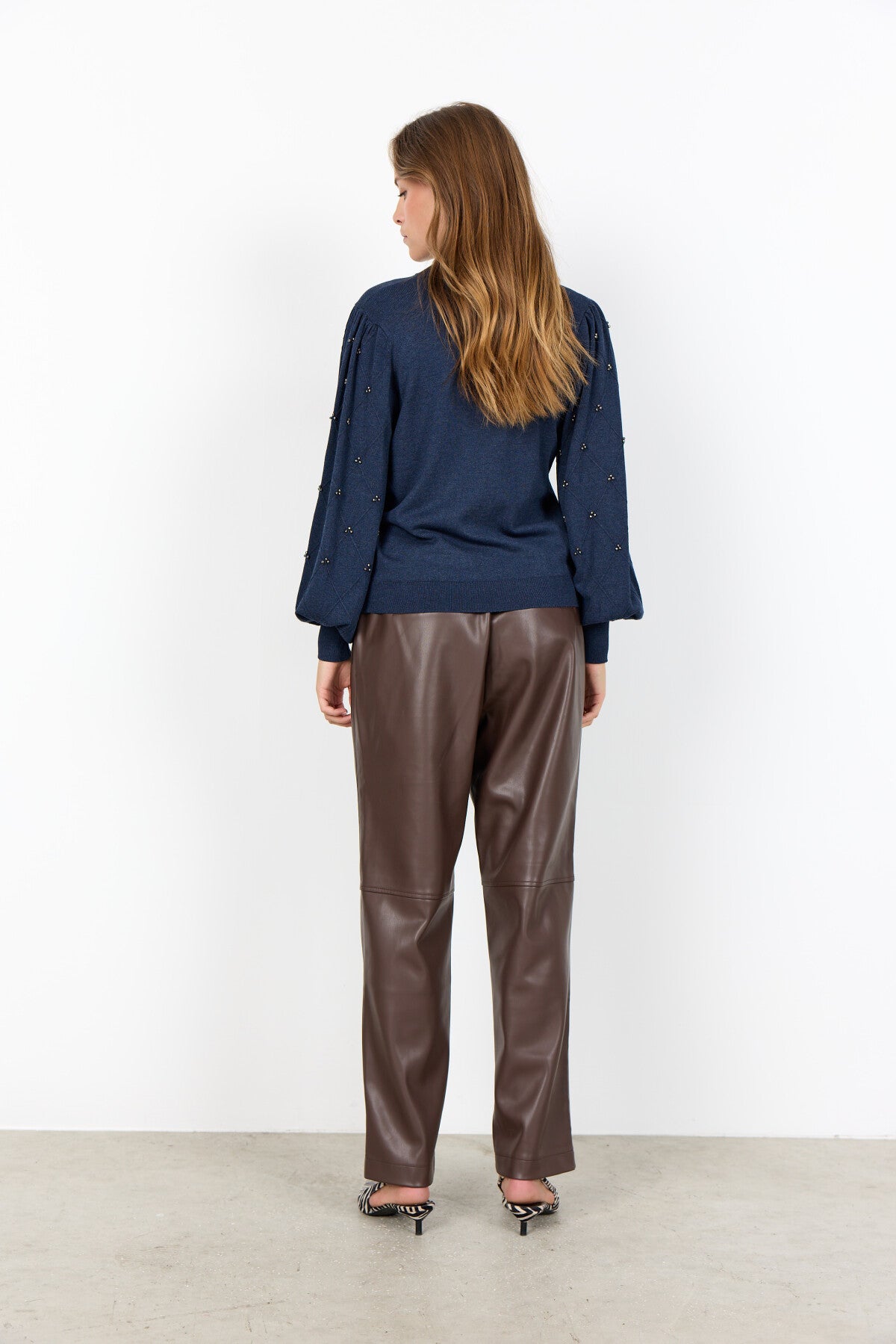 SC-DOLLIE 802 Pullover Mørk blå