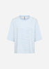 SC-RINA STRIPE 23 T-shirt Lyseblå