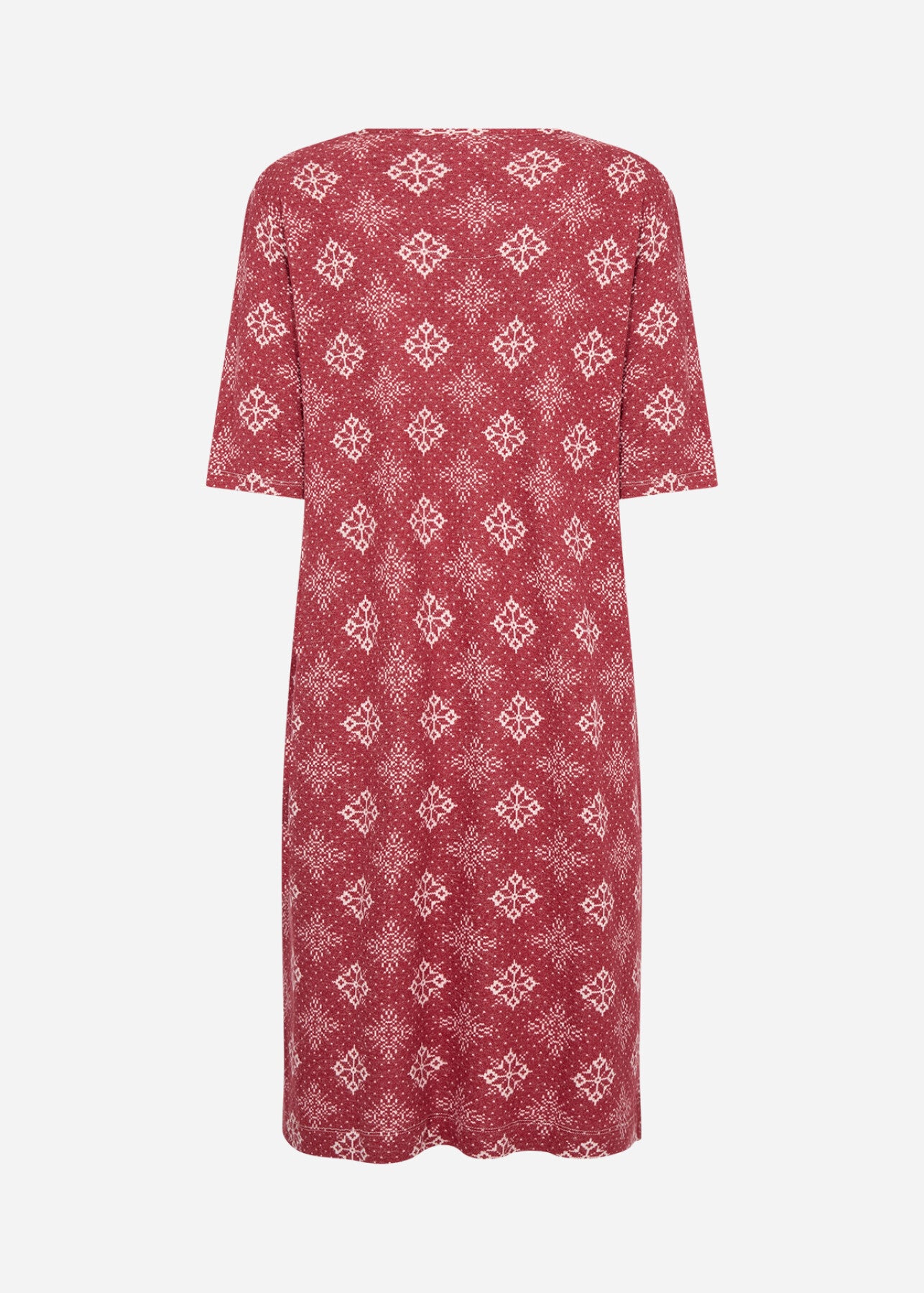 SC-BIARA AOP 154 Kjole Rød