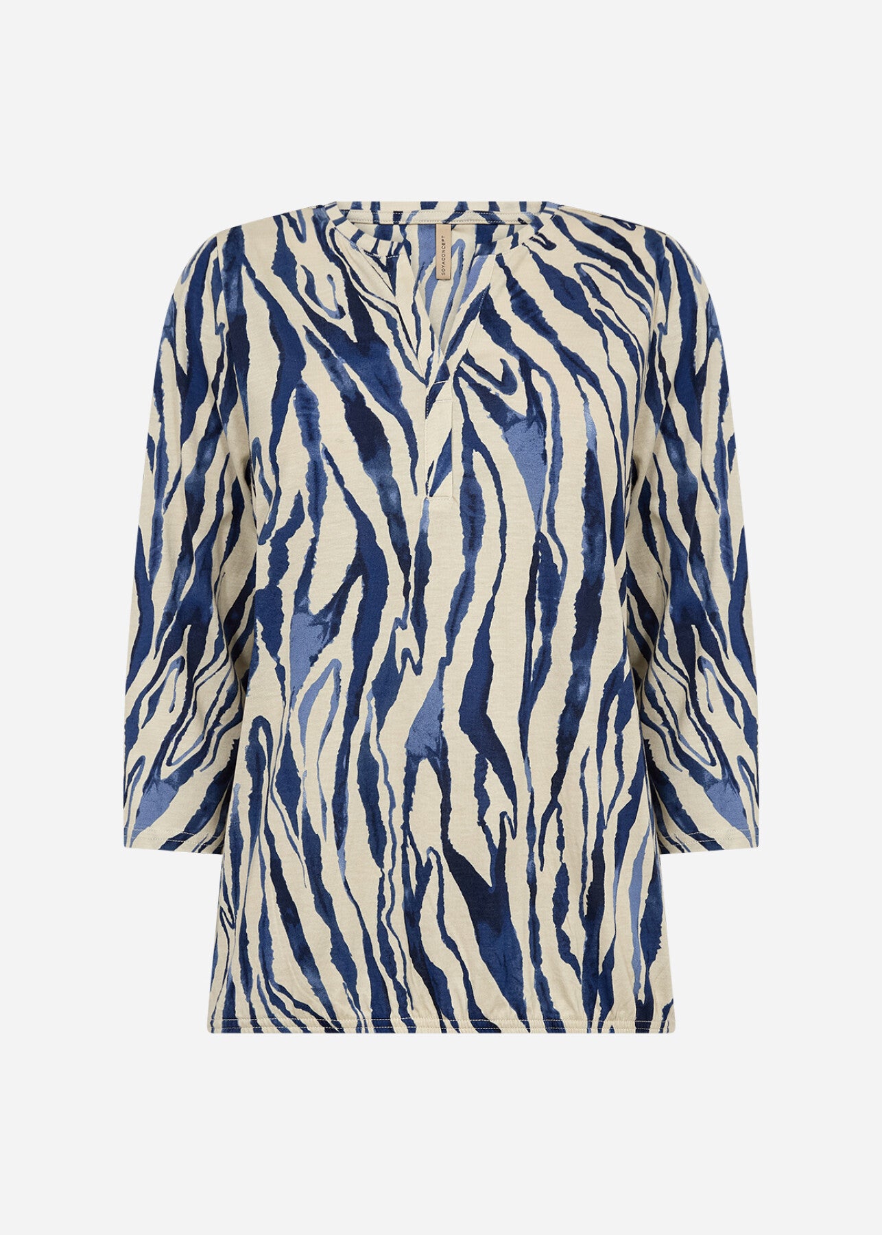 SC-FELICITY AOP 521 Bluse Mørk blå