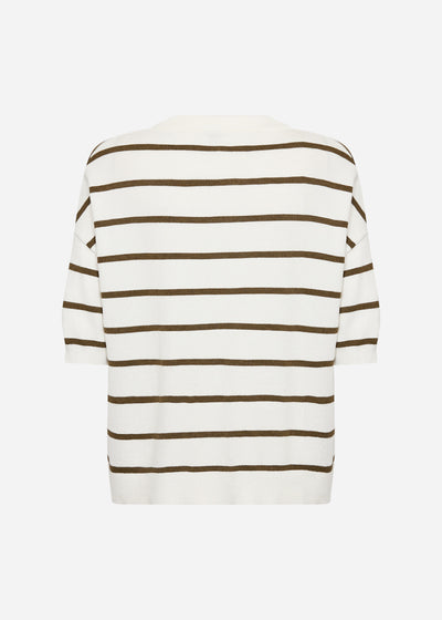 SC-DOLLIE STRIPE 794 Pullover Oliven
