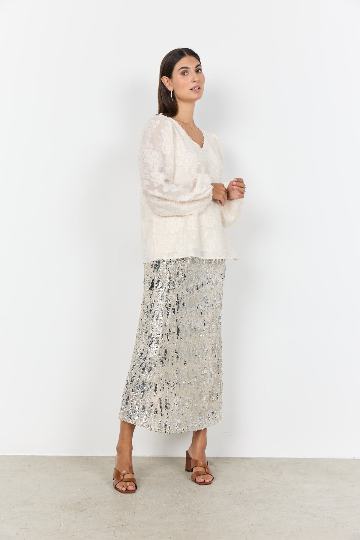 SC-ALTHEA 2 Bluse Creme