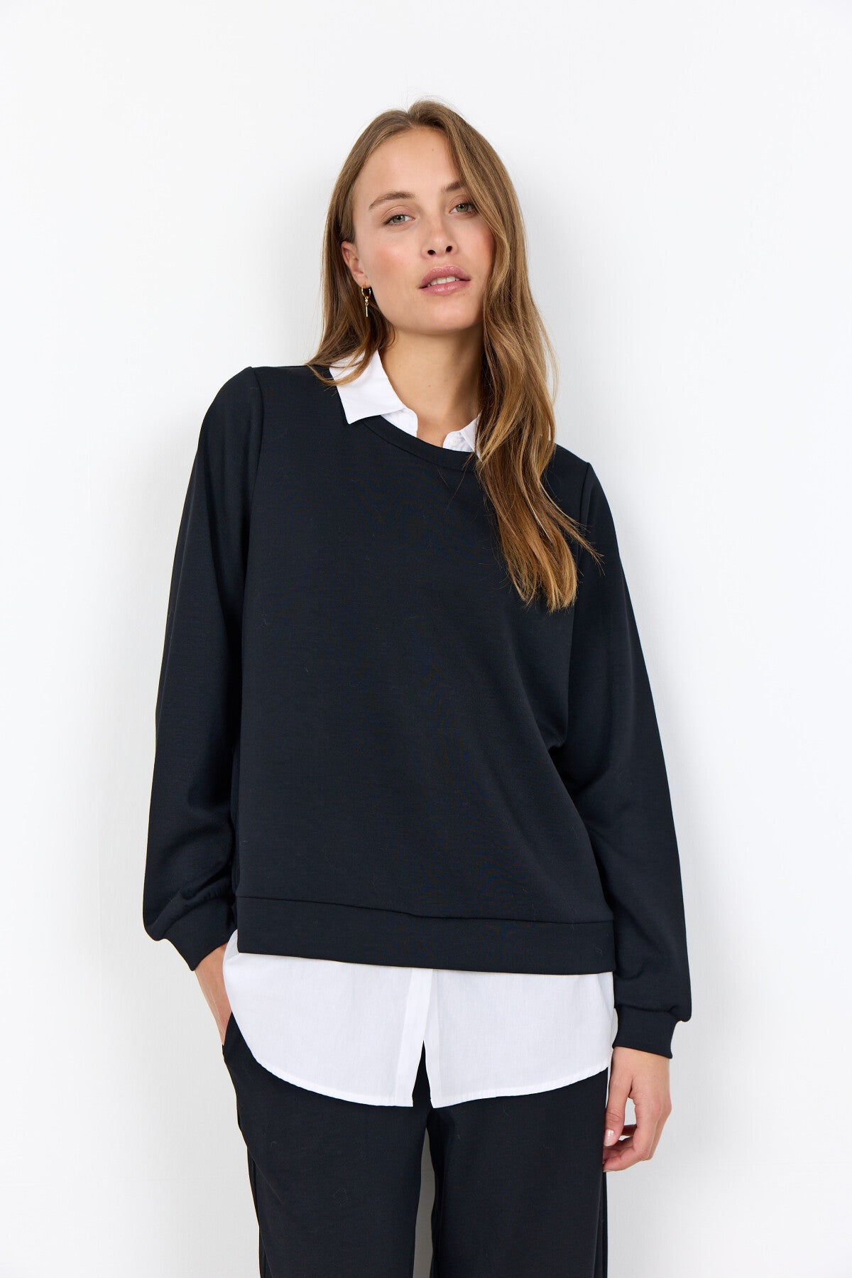 SC-BANU 271 Bluse Sort