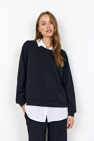 SC-BANU 271 Bluse Sort