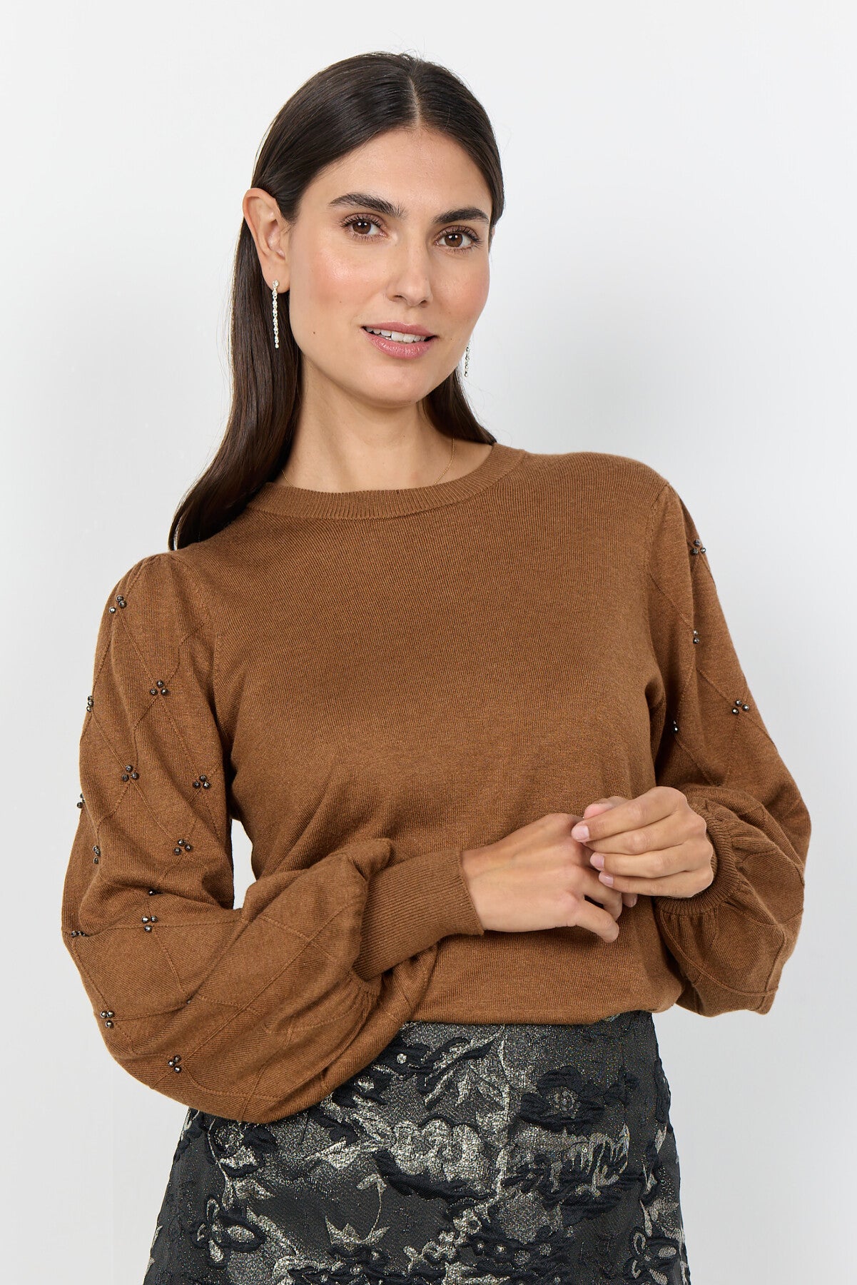 SC-DOLLIE 802 Pullover Brun