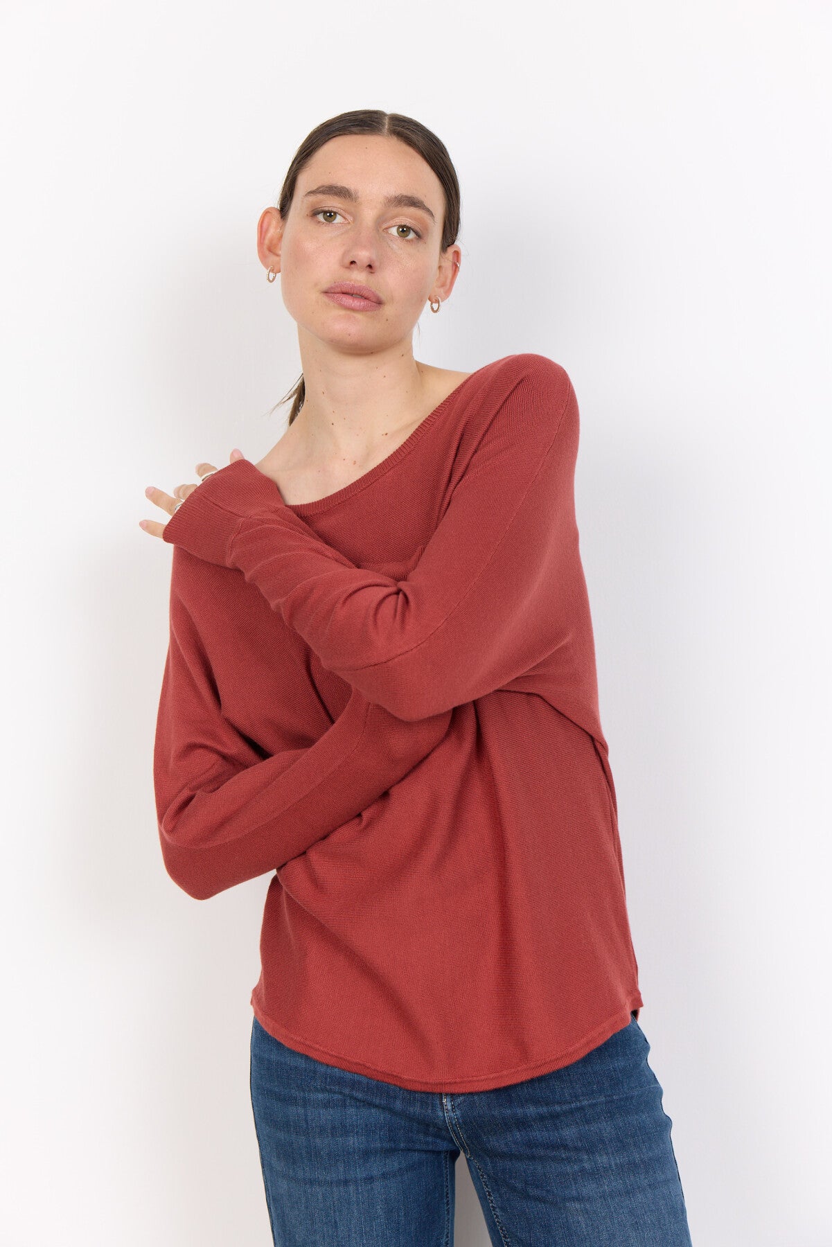 SC-DOLLIE 620 Pullover Rust rød