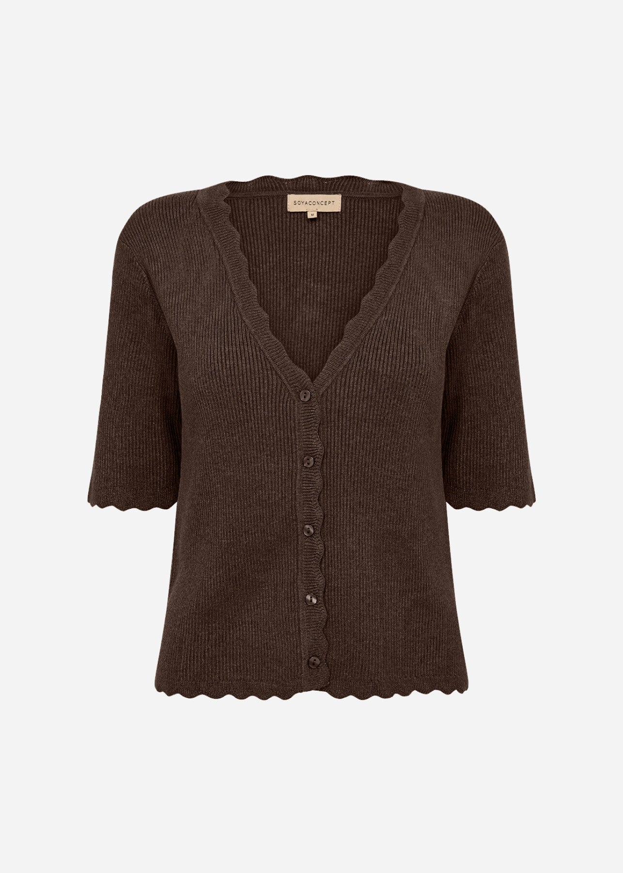 SC-DOLLIE 788 Cardigan Mørk brun