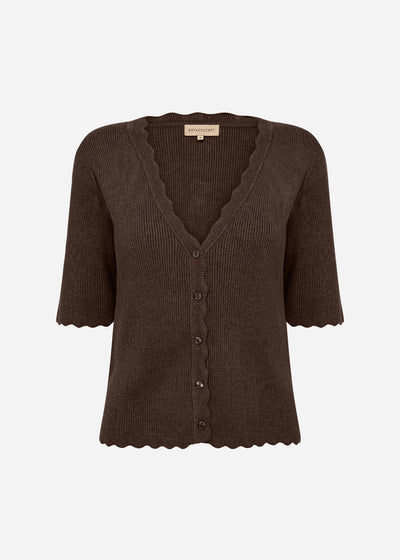 SC-DOLLIE 788 Cardigan Mørk brun