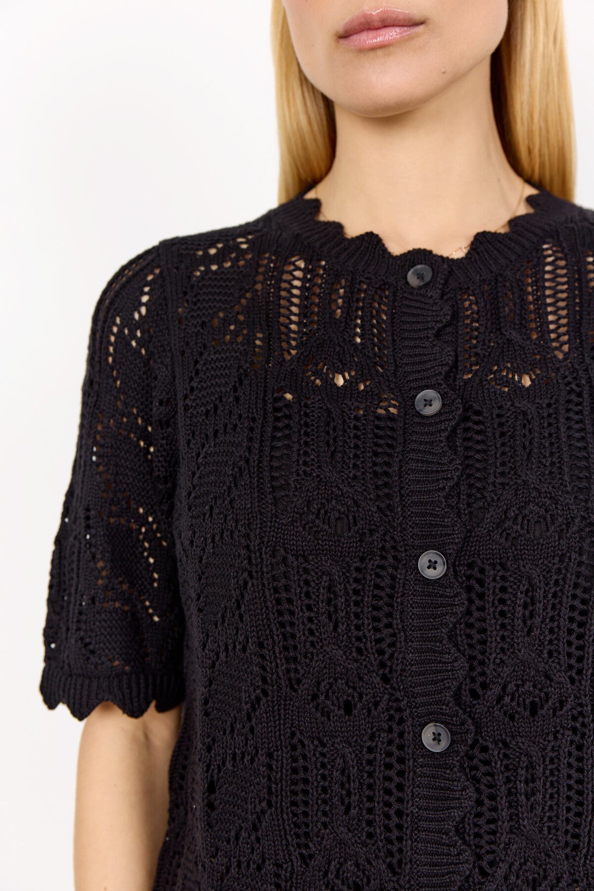 SC-PERRY 9 Cardigan Sort