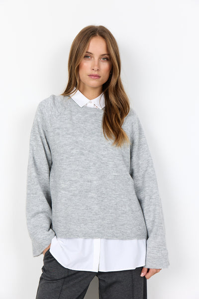 SC-ORLEAN 4 Pullover Lys grå