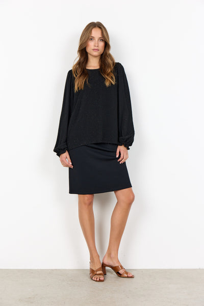 SC-ALINEA 1 Bluse Sort