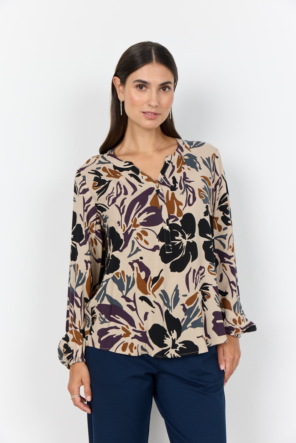 SC-ANNEMAI 1 Bluse Lilla