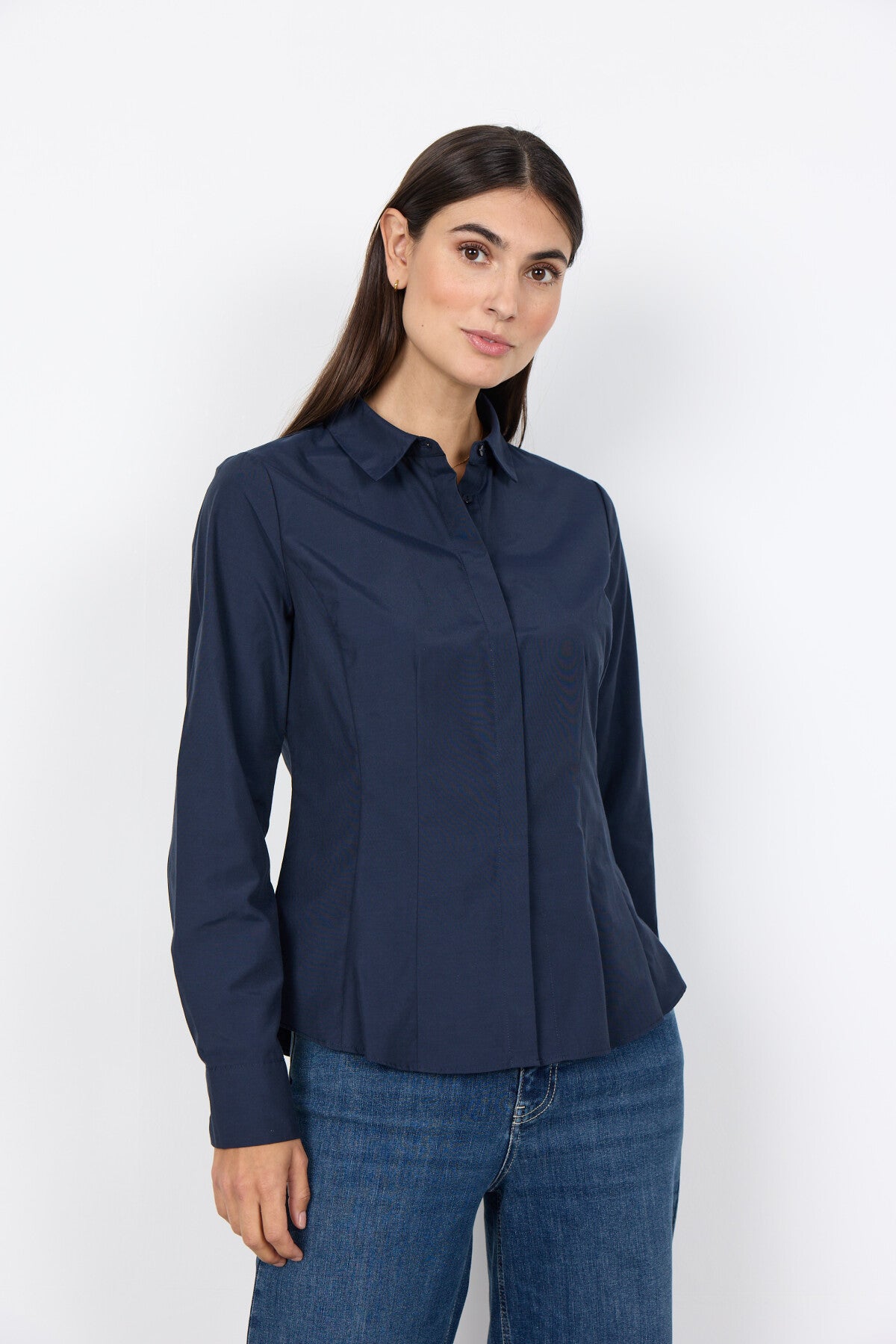 SC-NETTI 6 Skjorte Navy