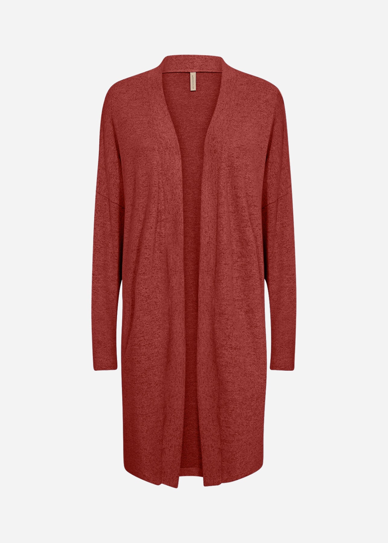 SC-BIARA 2 Cardigan Rust rød