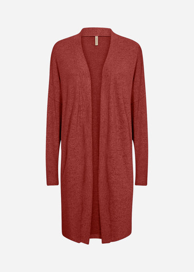 SC-BIARA 2 Cardigan Rust rød