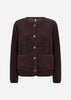 SC-ONYX 2 Cardigan Mørk blomme