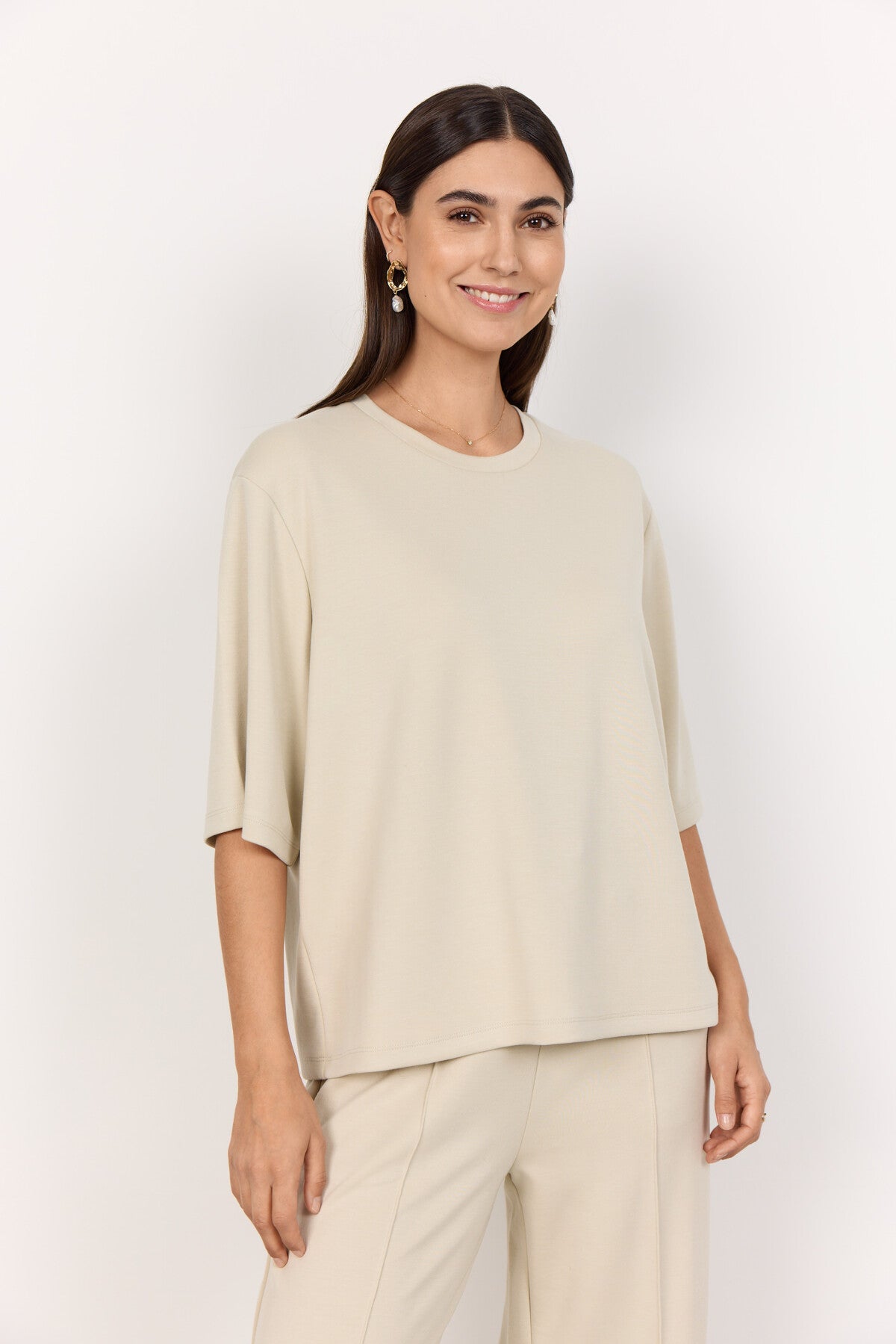 SC-BANU 231 T-shirt Lys sand