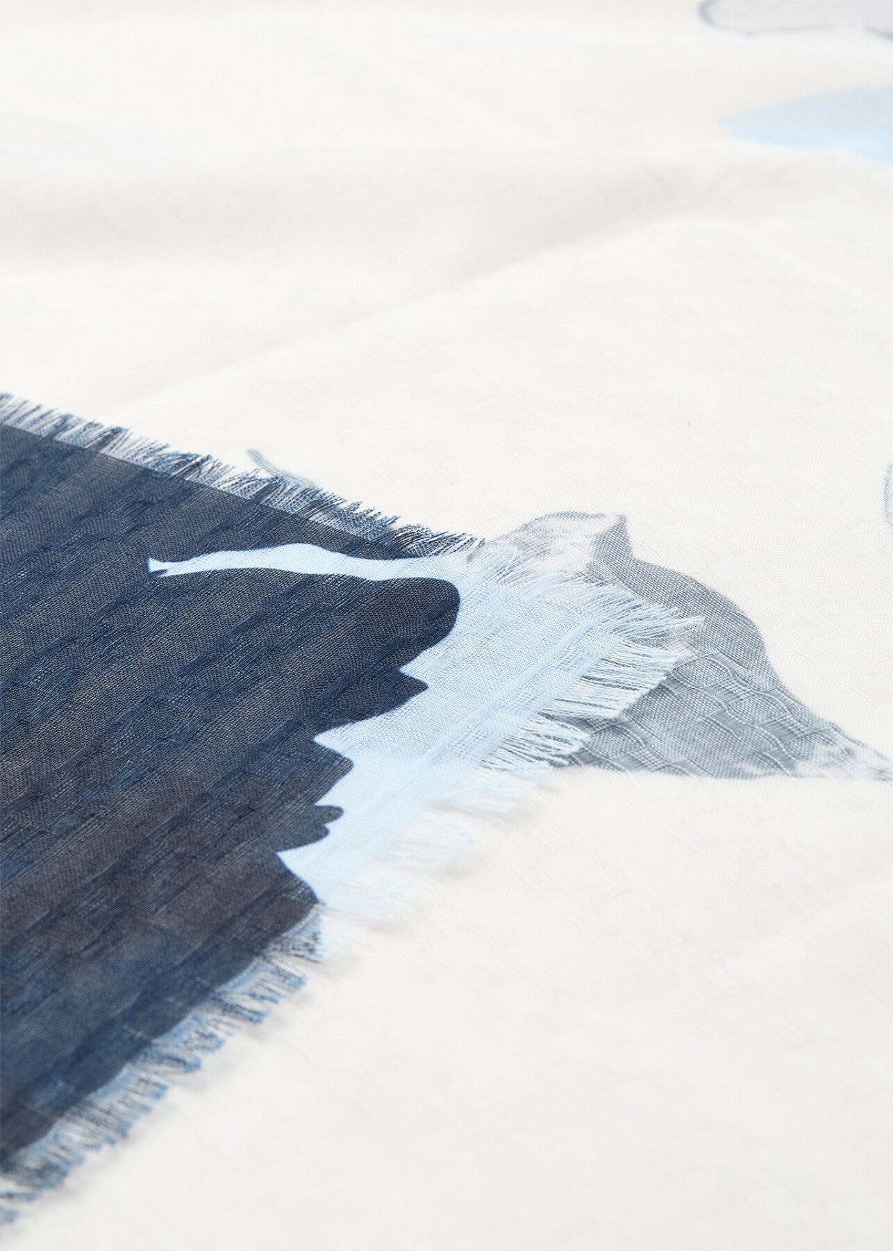 SC-BERTINA 1 Tørklæde Lyseblå