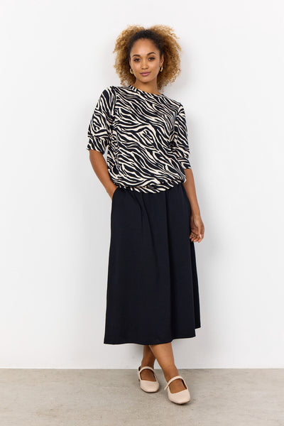 SC-FIONIA 9 Bluse Sort