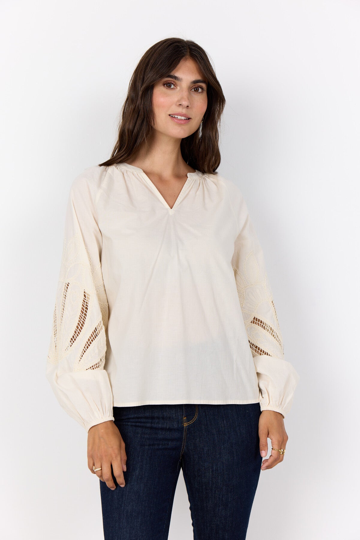 SC-CALISTE 21 Bluse Creme