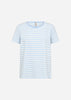SC-RINA STRIPE 22 T-shirt Lyseblå