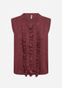 SC-DOLLIE 824 Vest Mørk rød
