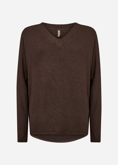 SC-BIARA 90 Bluse Mørk brun