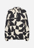 SC-HANNI AOP 2 Bluse Sort
