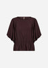 SC-JANICE 1 Bluse Mørk blomme