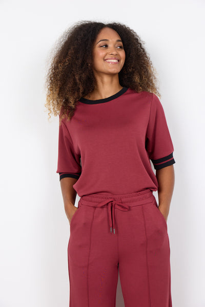 SC-BANU 286 Bluse Rubin rød