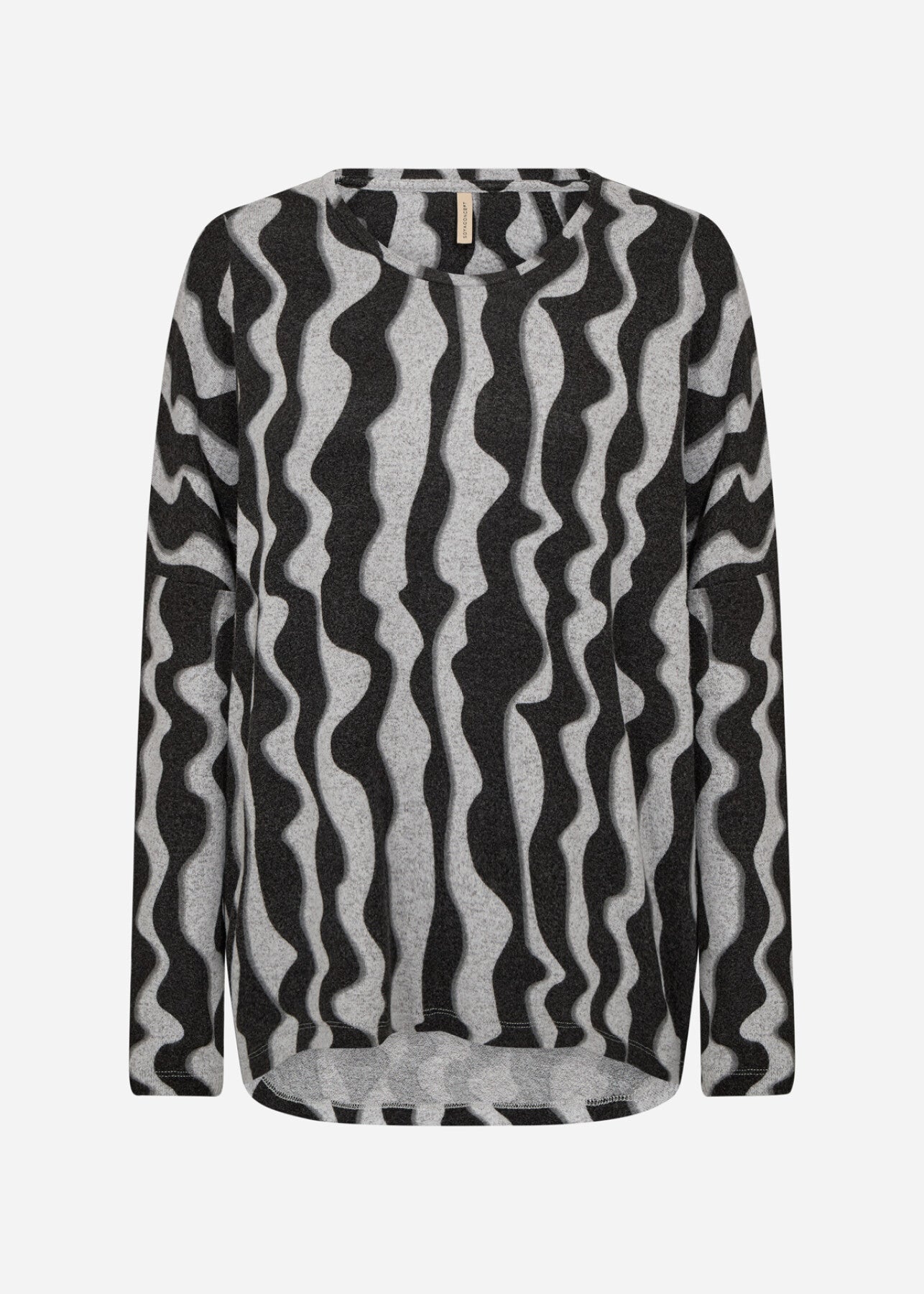 SC-BIARA AOP 148 Bluse Sort