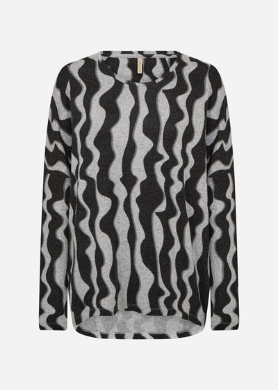 SC-BIARA AOP 148 Bluse Sort