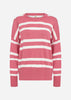 SC-DOLLIE STRIPE 819 Pullover Pink