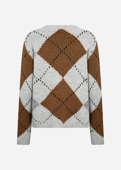 SC-ACACIE 1 Pullover Lys grå