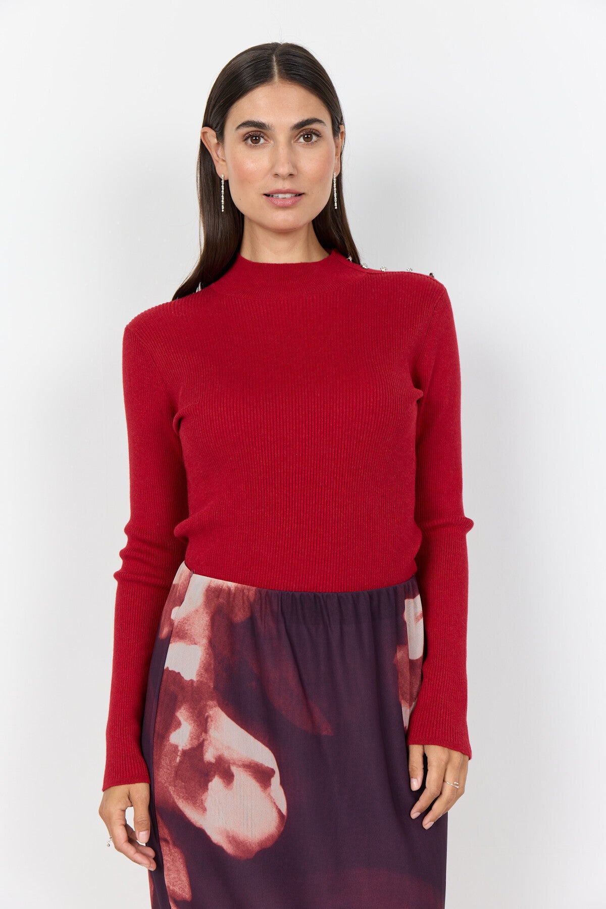 SC-DOLLIE 806 Pullover Rød