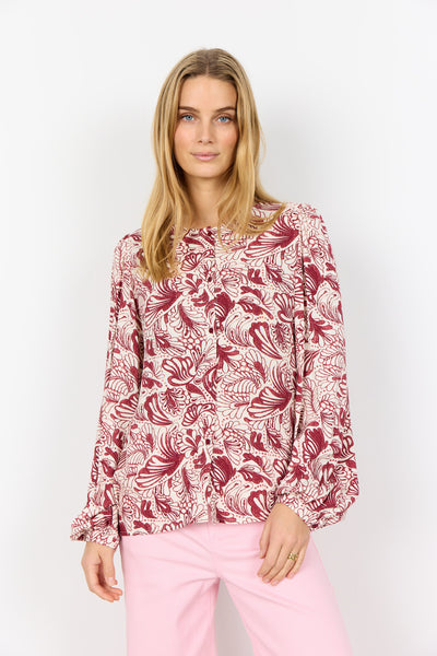 SC-BAYAN 1 Skjorte Rubin rød