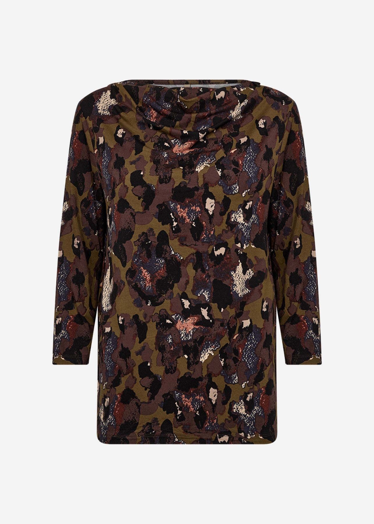 SC-MARICA AOP 342 Bluse Mørkegrøn
