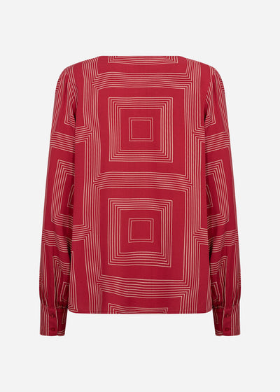 SC-ANNABEL 1 Bluse Rød