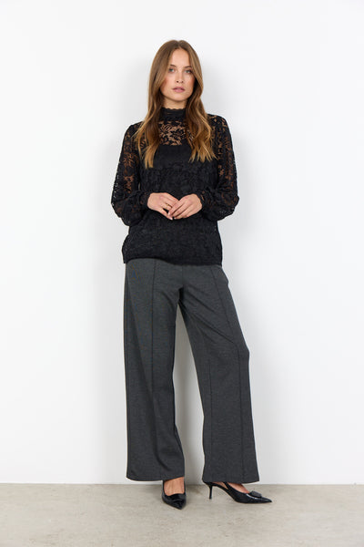 SC-ALGEA 1 Bluse Sort