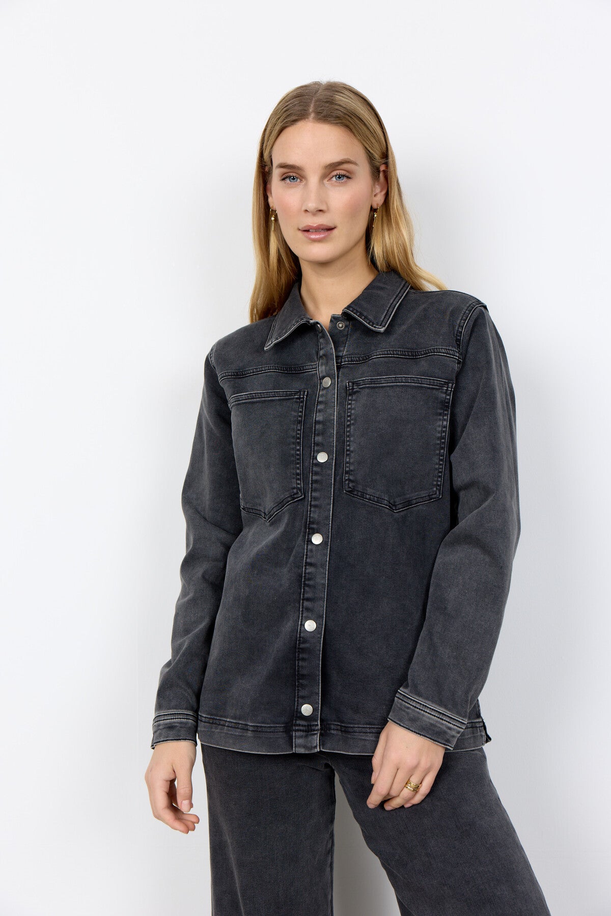 SC-NADIRA 15 Skjorte Mørk grå