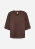 SC-BANU 289 Bluse Mørk brun