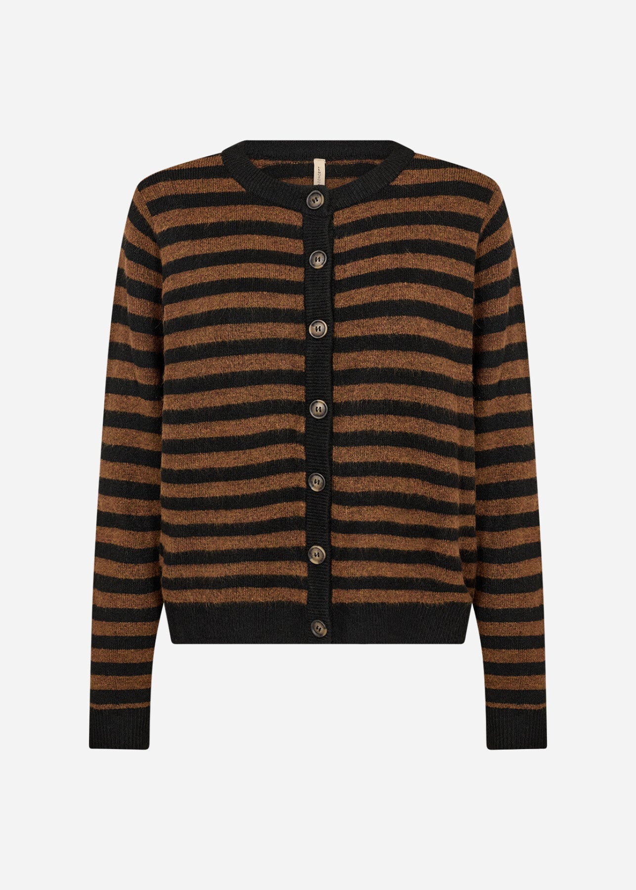 SC-ORLEAN STRIPE 13 Cardigan Sort