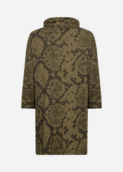 SC-BIARA AOP 146 Sweatshirt Mørkegrøn